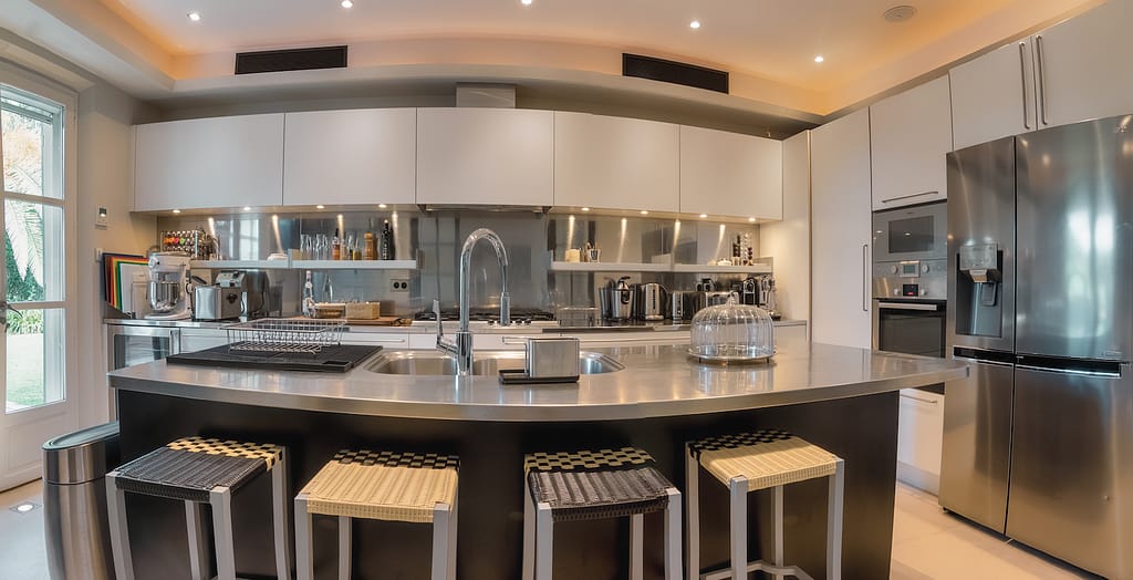 New Villa with Sunset Views in Saint Tropez Kitchen