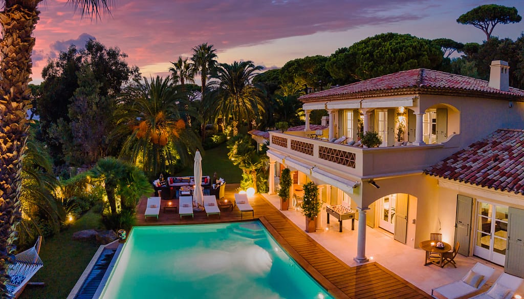 New Villa with Sunset Views in Saint Tropez