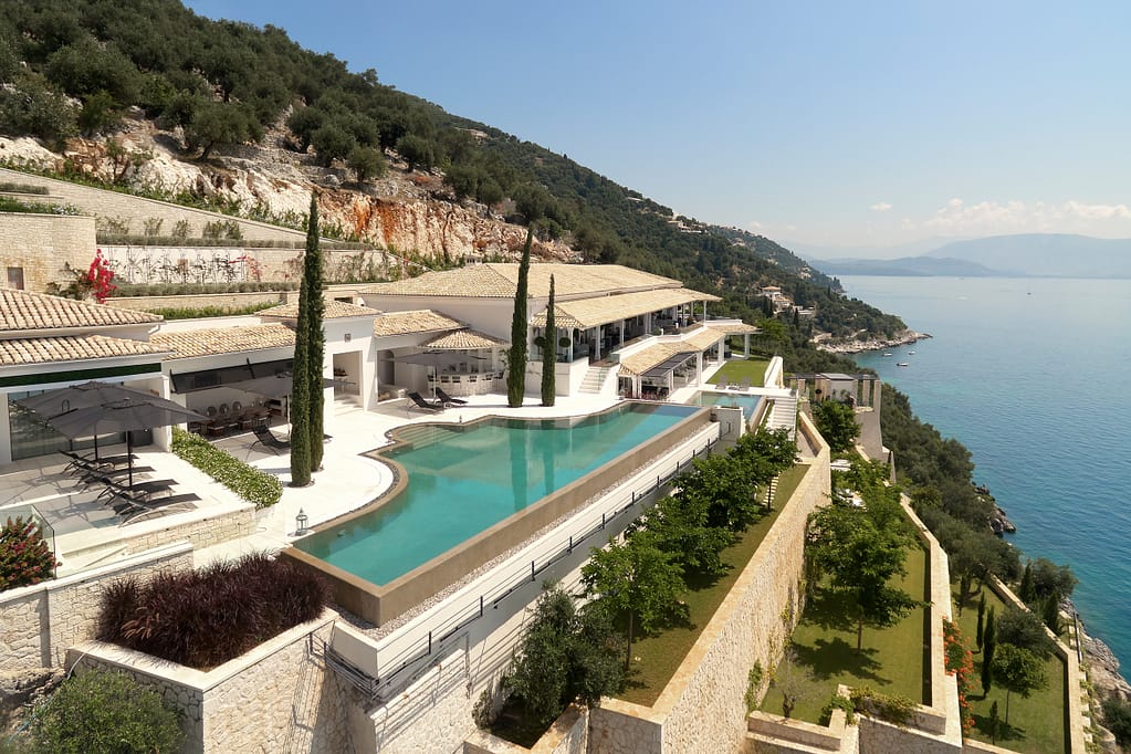 Ultra luxury villa Melissonia estate Corfu Greece
