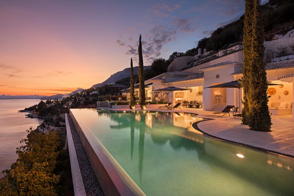 Ultra luxury villa Melissonia estate Corfu Greece