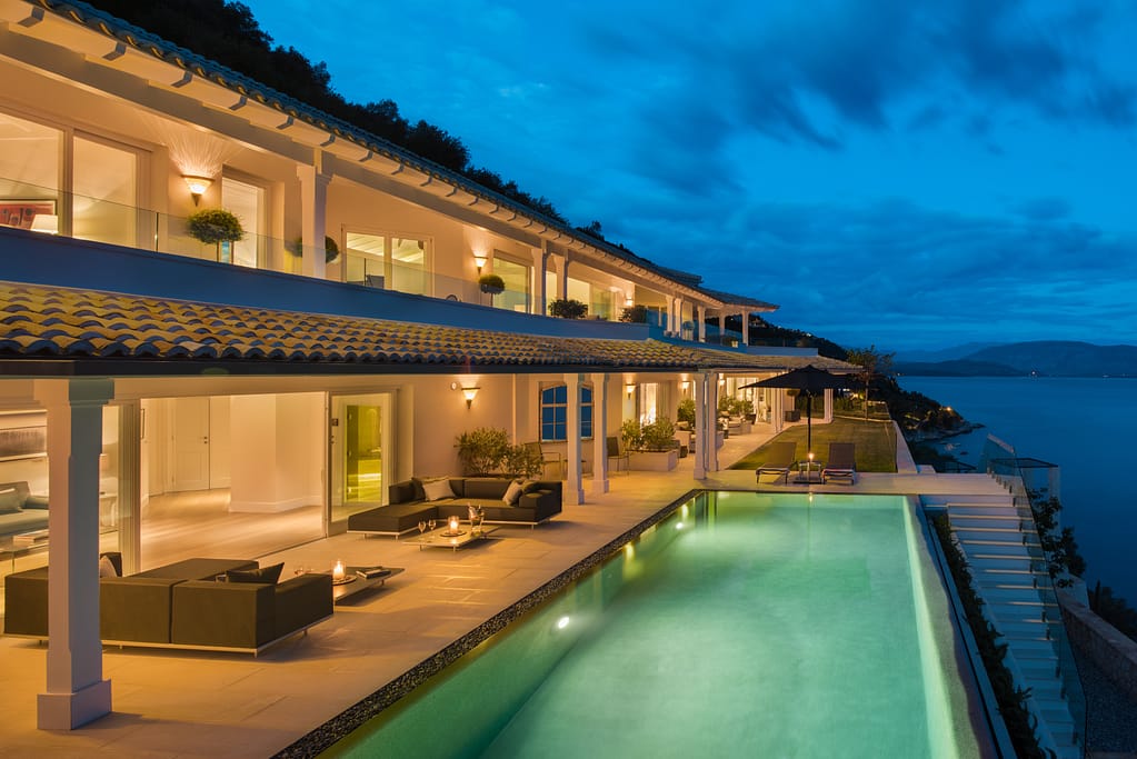Ultra luxury villa Melissonia estate Corfu Greece