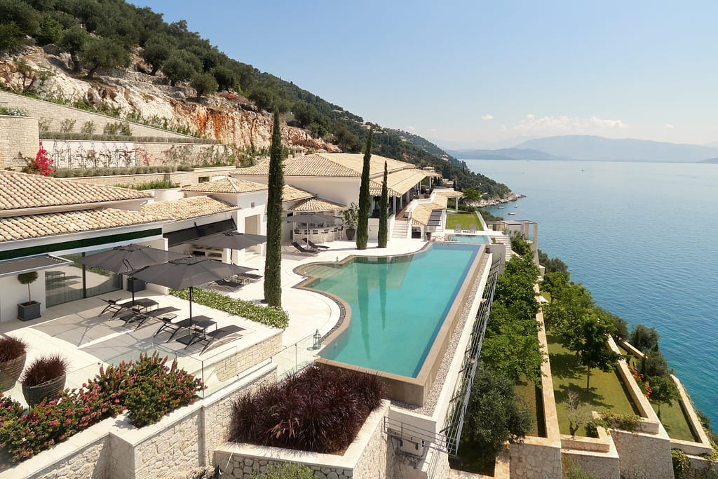 Ultra luxury villa Melissonia estate Corfu Greece