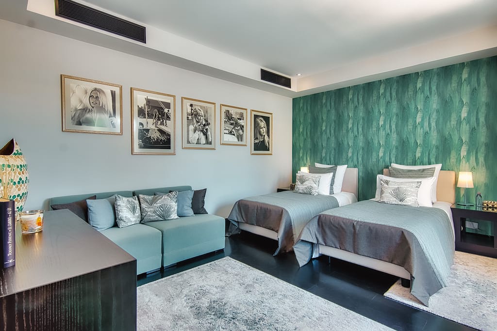 New Villa with Sunset Views in Saint Tropez Brigit Bardot Bedroom