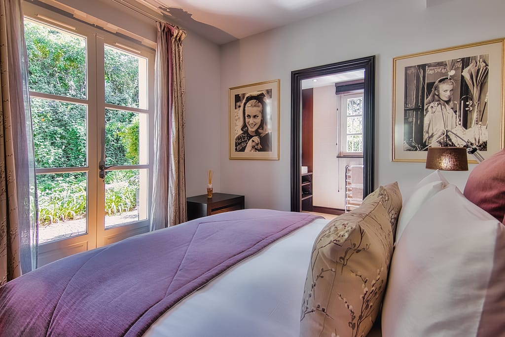 New Villa with Sunset Views in Saint Tropez Catherine Deneuve Bedroom