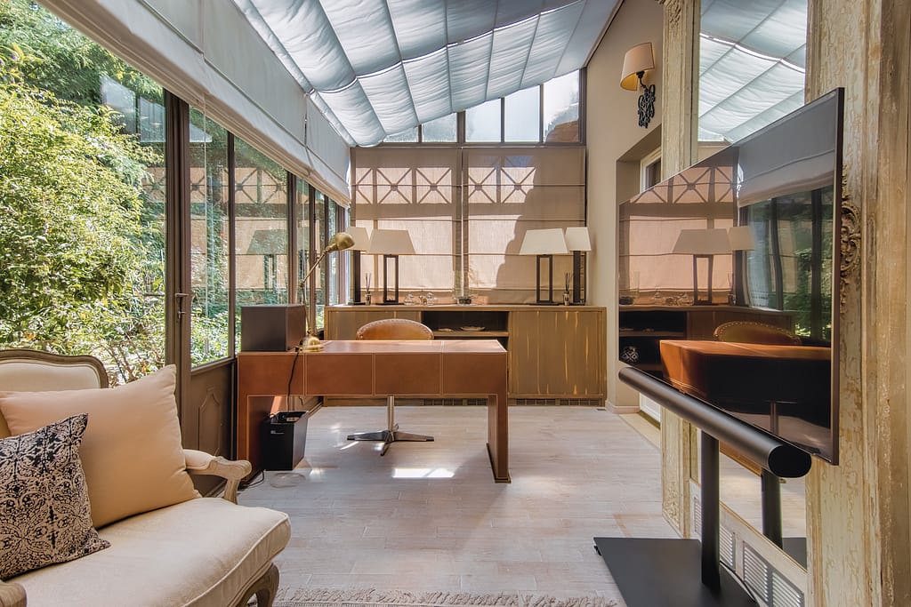 New Villa with Sunset Views in Saint Tropez Library Study