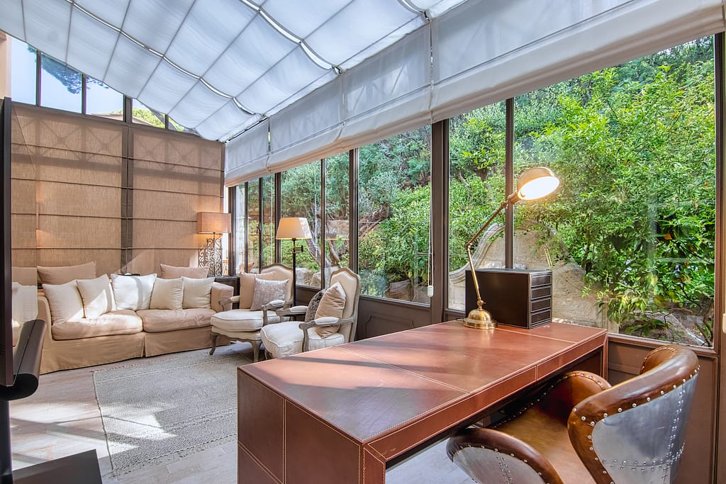 New Villa with Sunset Views in Saint Tropez Library Study