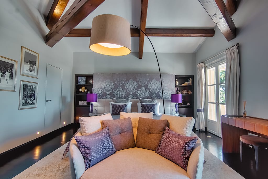 New Villa with Sunset Views in Saint Tropez Master Bedroom