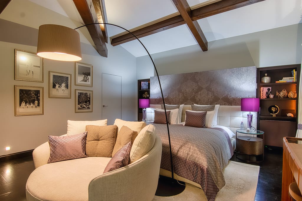 New Villa with Sunset Views in Saint Tropez Master Bedroom