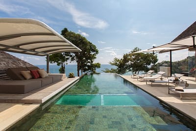 Swimming pool at villa 3, Samsara private estate, Kamala, Phuket, Thailand