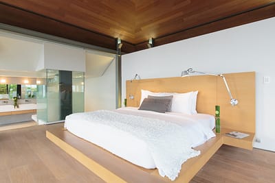 Master bedroom at villa 3, Samsara private estate, Kamala, Phuket, Thailand