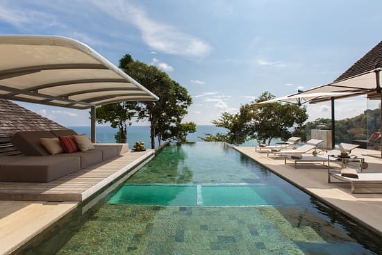 Swimming pool at villa 3, Samsara private estate, Kamala, Phuket, Thailand