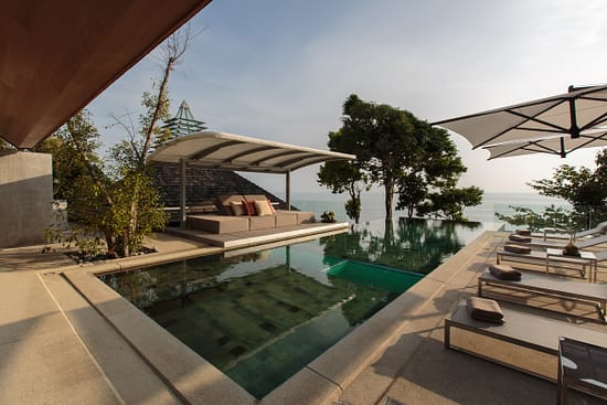 Swimming pool at villa 3, Samsara private estate, Kamala, Phuket, Thailand