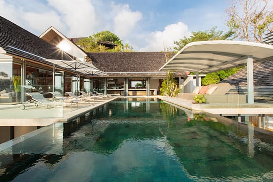 Swimming pool at villa 3, Samsara private estate, Kamala, Phuket, Thailand