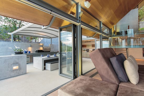 Living room at villa 3, Samsara private estate, Kamala, Phuket, Thailand