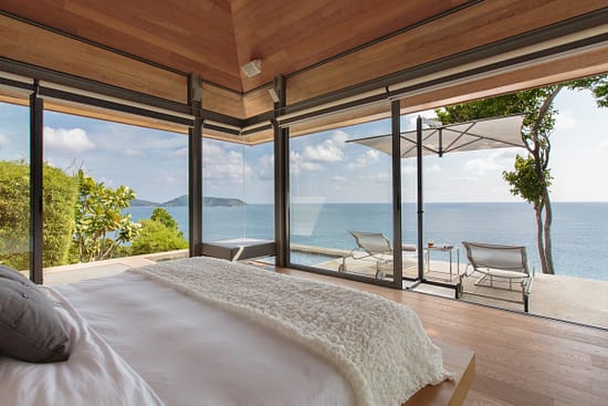 Master bedroom at villa 3, Samsara private estate, Kamala, Phuket, Thailand