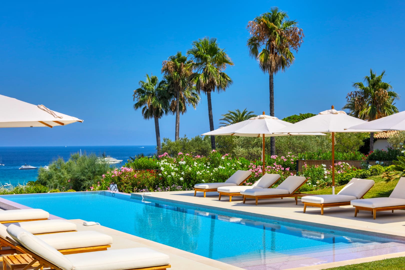 Elegant Villa with Panoramic Views of Pampelonne Beach, St Tropez, France 