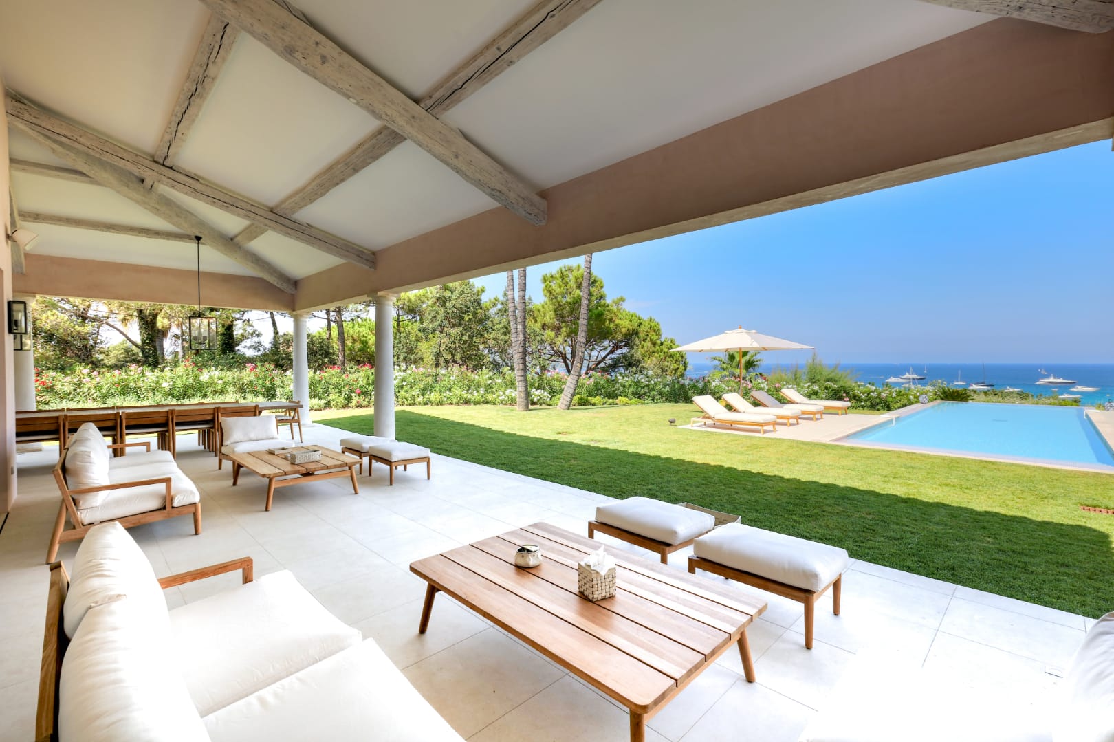Elegant Villa with Panoramic Views of Pampelonne Beach, St Tropez, France 