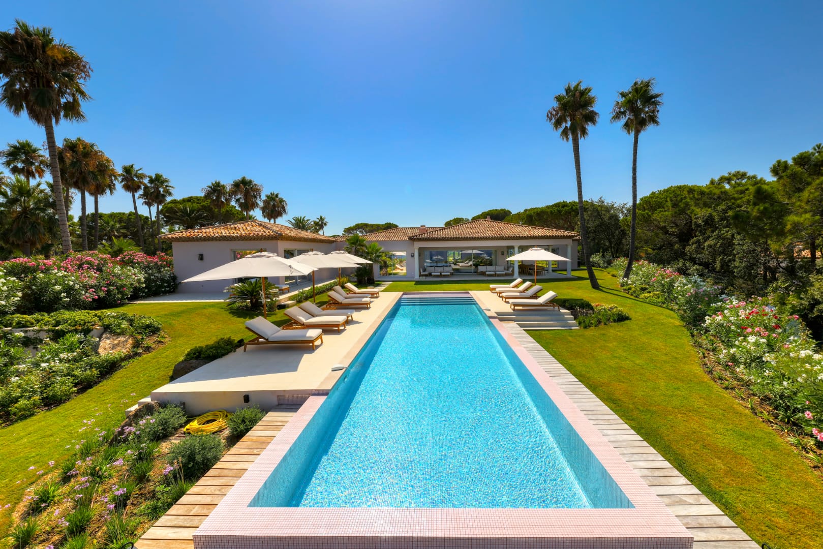 Elegant Villa with Panoramic Views of Pampelonne Beach, St Tropez, France 