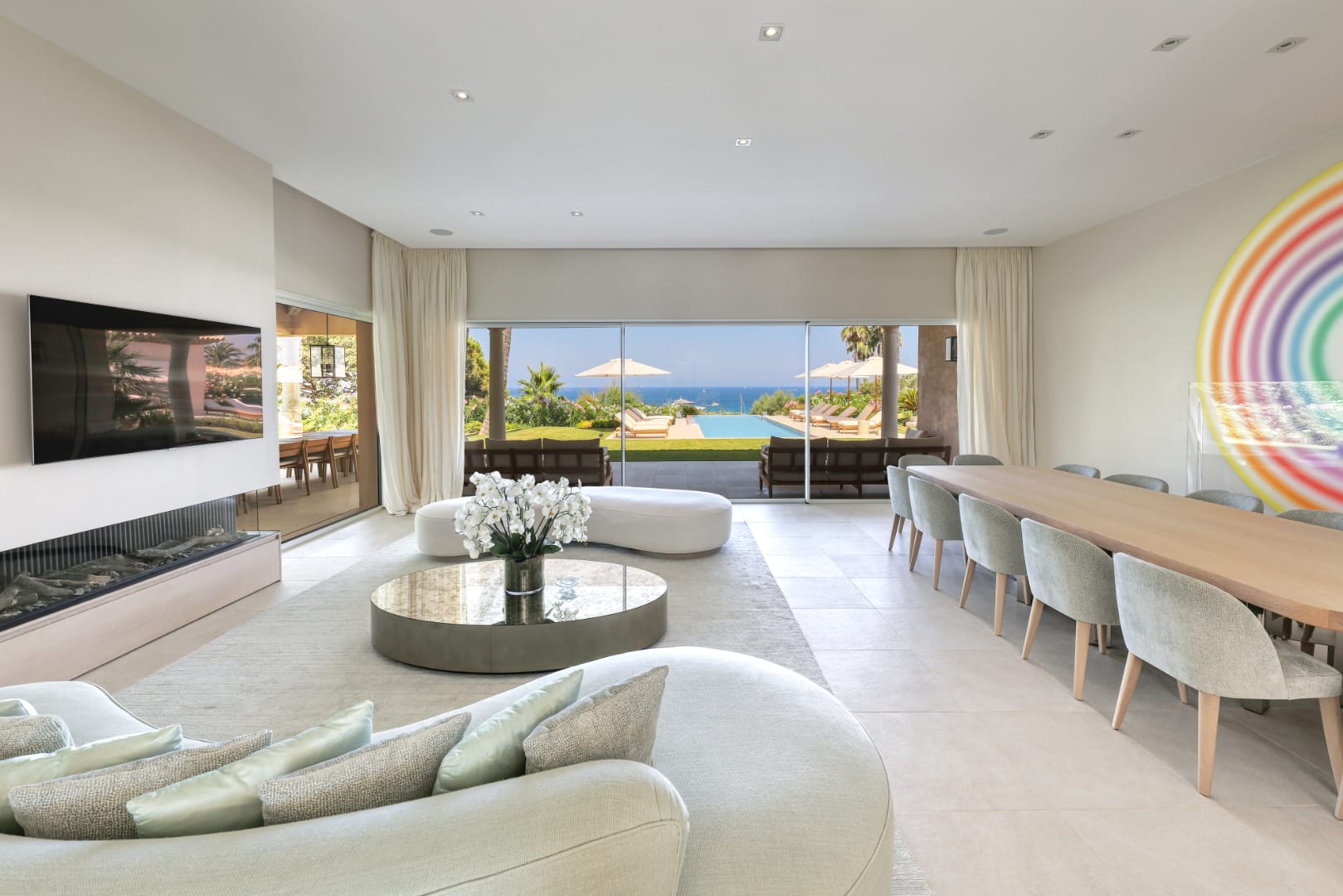 Elegant Villa with Panoramic Views of Pampelonne Beach, St Tropez, France 