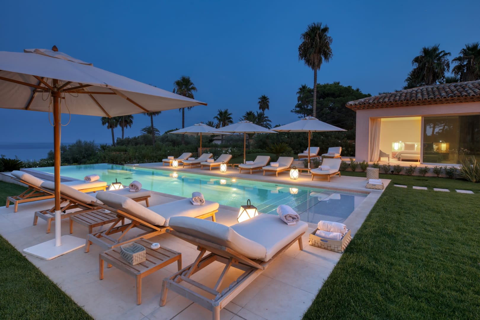 Elegant Villa with Panoramic Views of Pampelonne Beach, St Tropez, France 