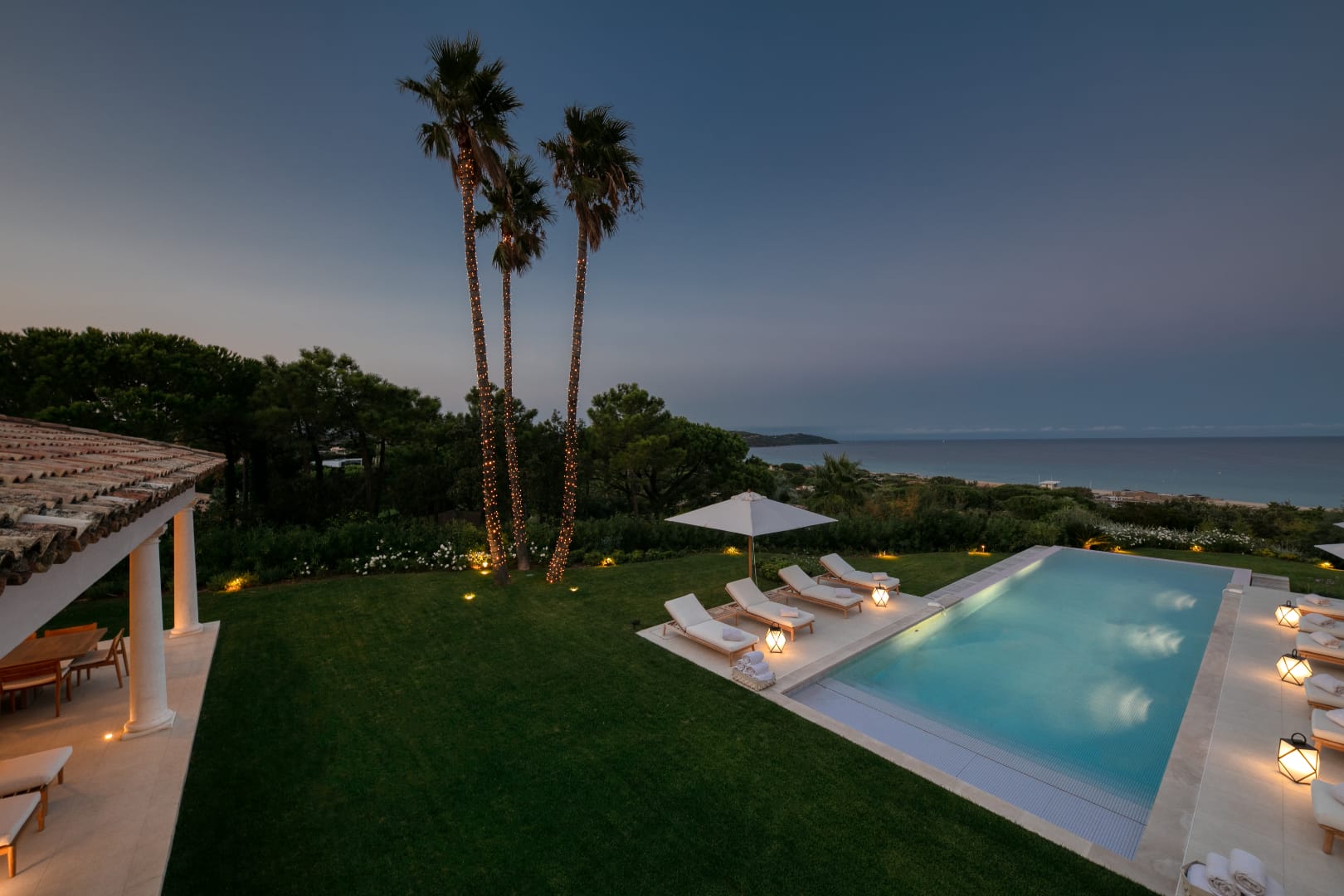 Elegant Villa with Panoramic Views of Pampelonne Beach, St Tropez, France 