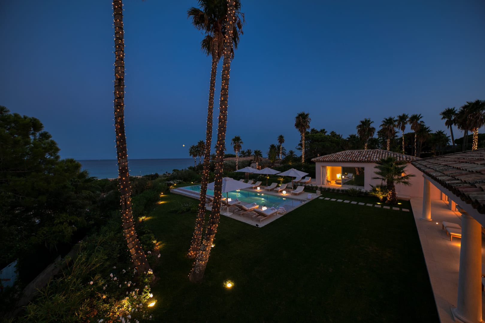 Elegant Villa with Panoramic Views of Pampelonne Beach, St Tropez, France 