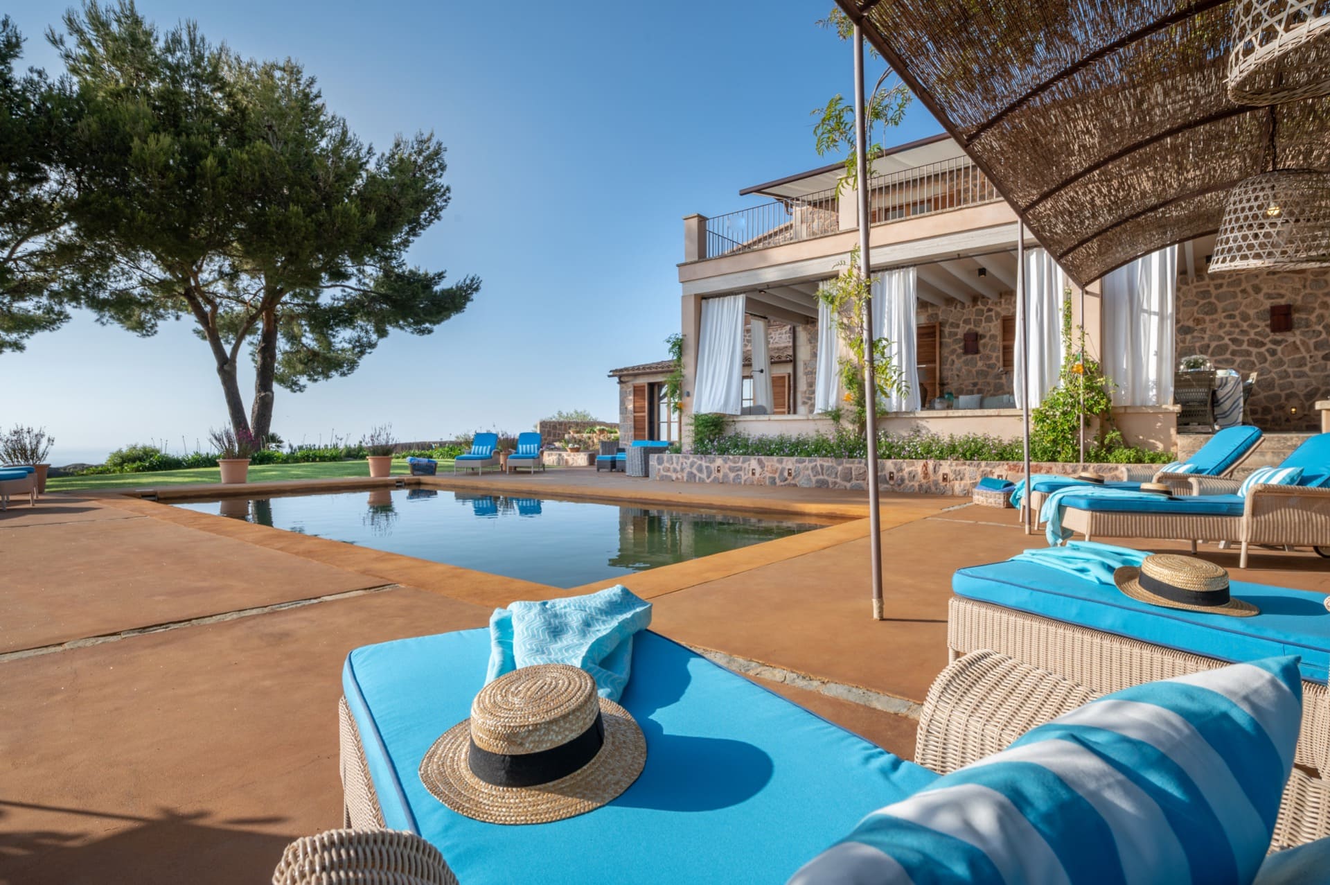 Lovely Design Villa in Tramuntana Mountains near Deia in Mallorca