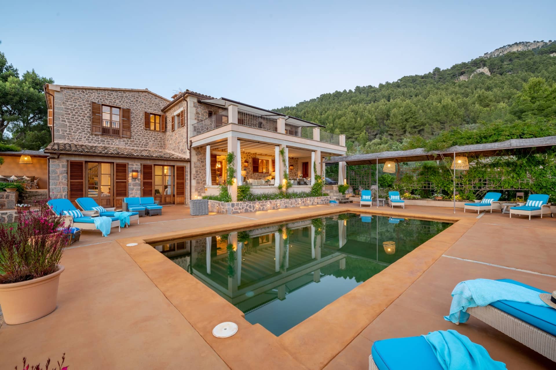 Lovely Design Villa in Tramuntana Mountains near Deia in Mallorca