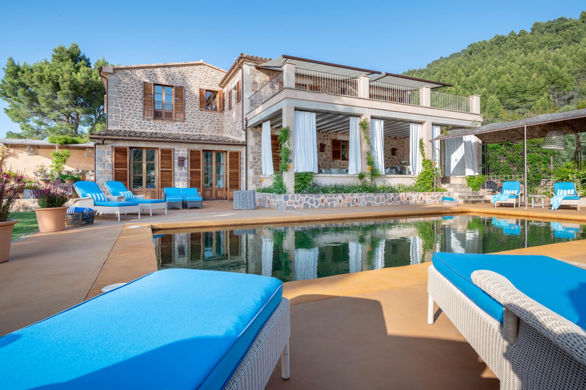 Lovely Design Villa in Tramuntana Mountains near Deia in Mallorca