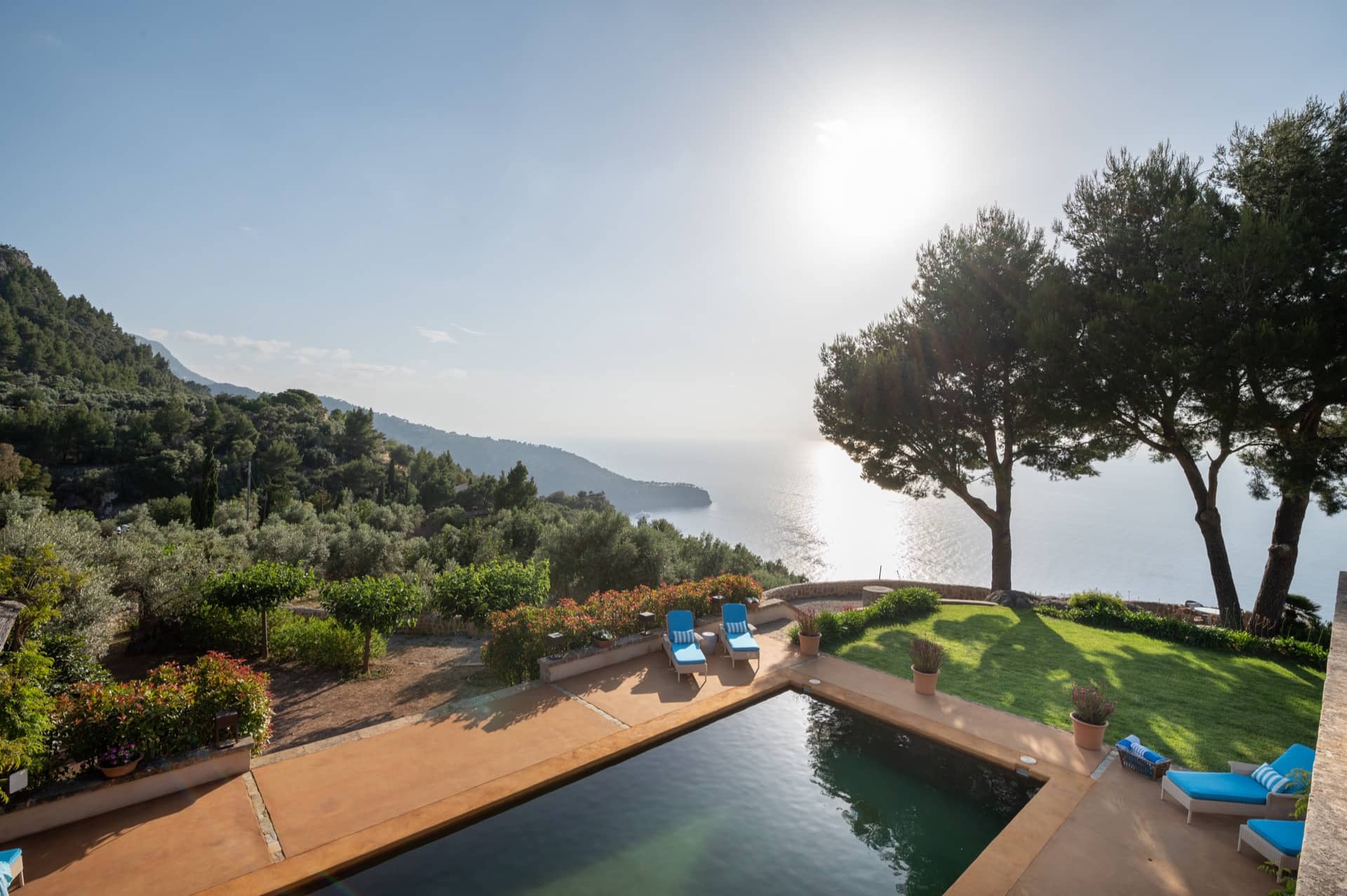 Lovely Design Villa in Tramuntana Mountains near Deia in Mallorca