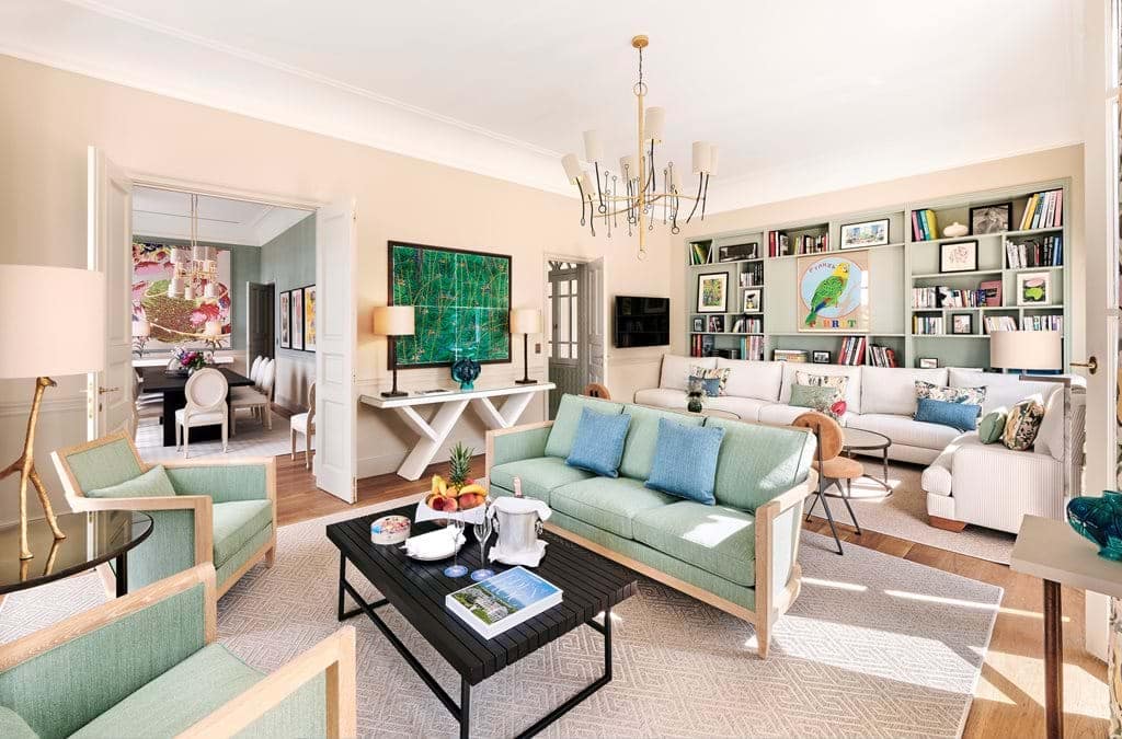 Villa Saint Anne Cap D'Antibes living