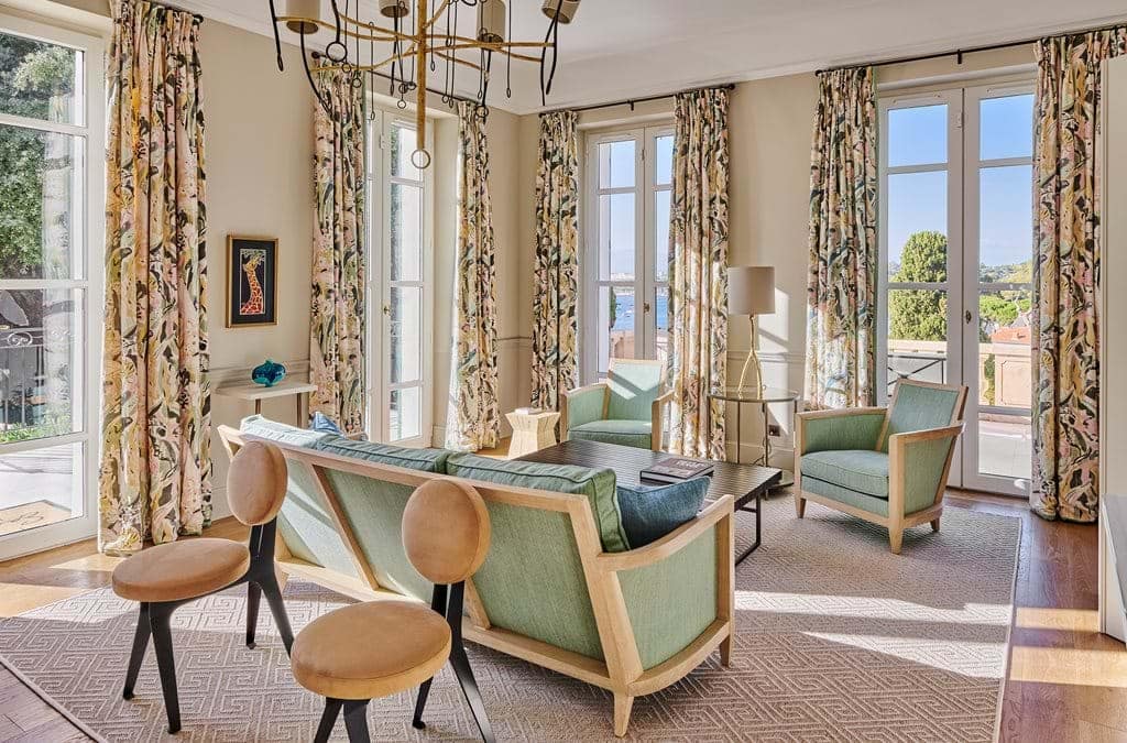 Villa Saint Anne Cap D'Antibes living room