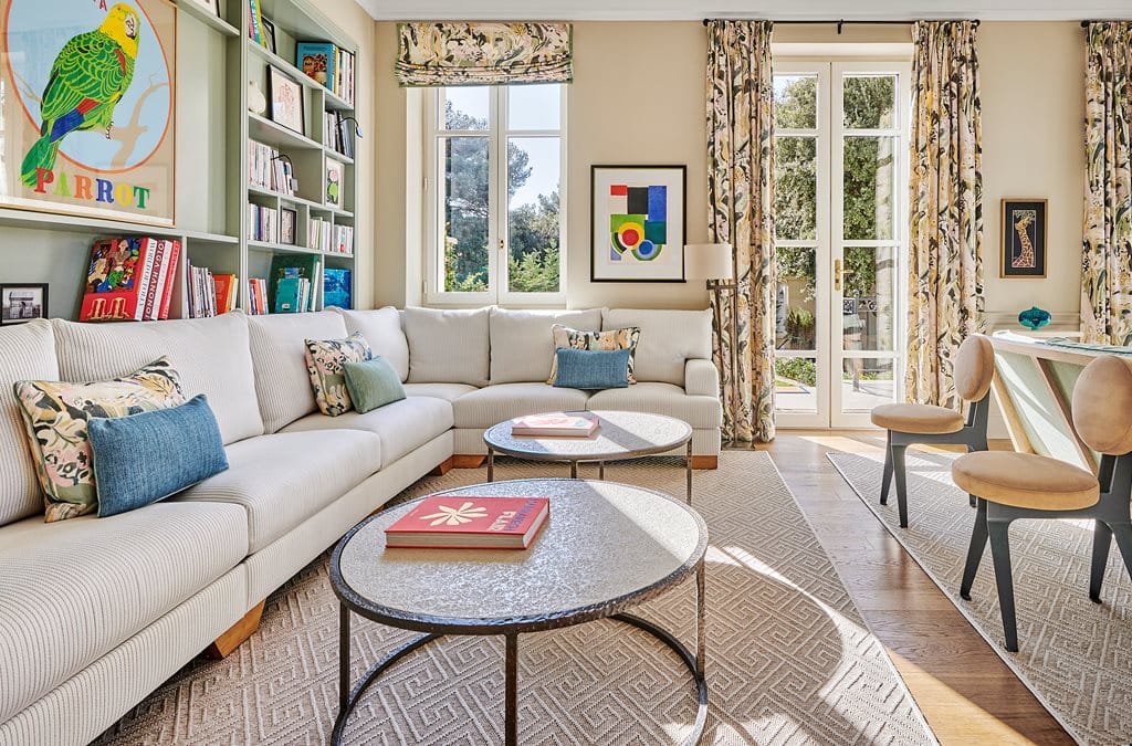 Villa Saint Anne Cap D'Antibes living room