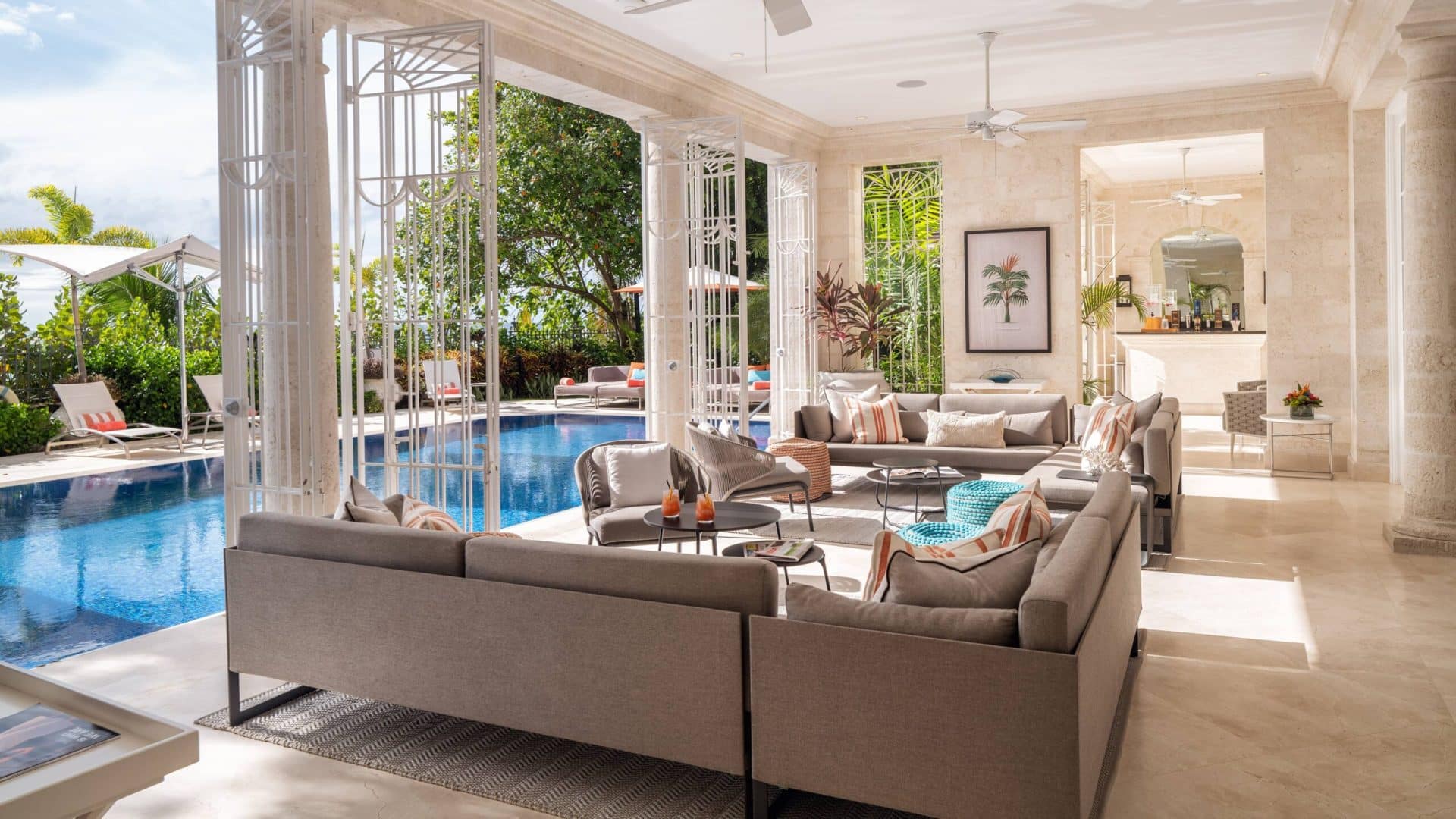 Villa Paynes Bay Barbados Living