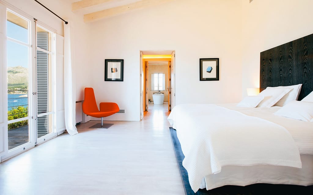 luxury villa in Pollensa bedroom