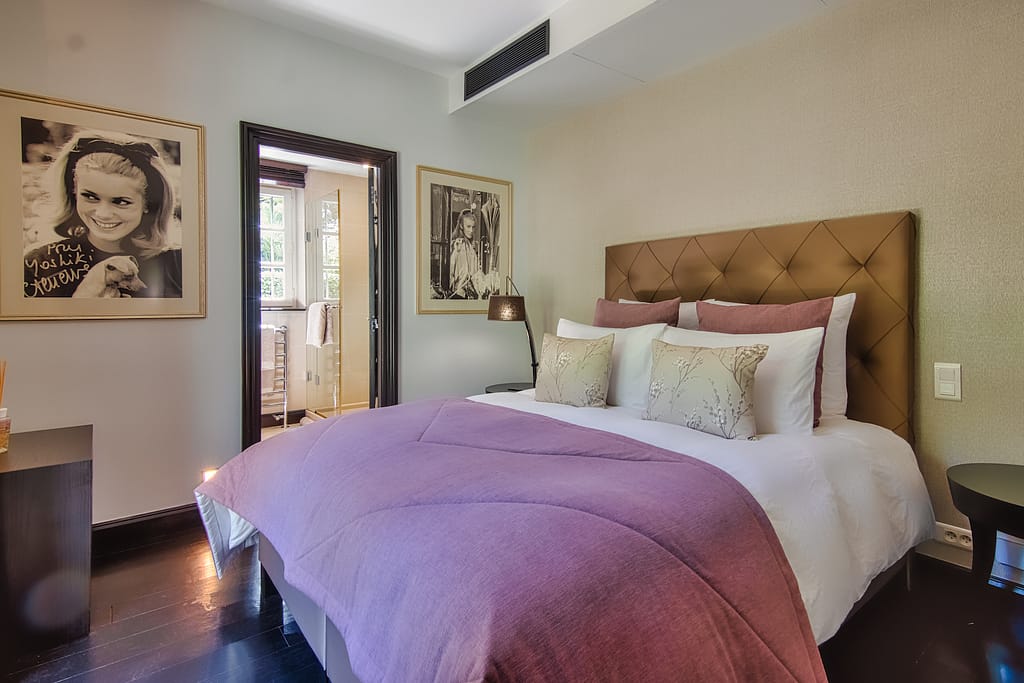 New Villa with Sunset Views in Saint Tropez Catherine Deneuve Bedroom