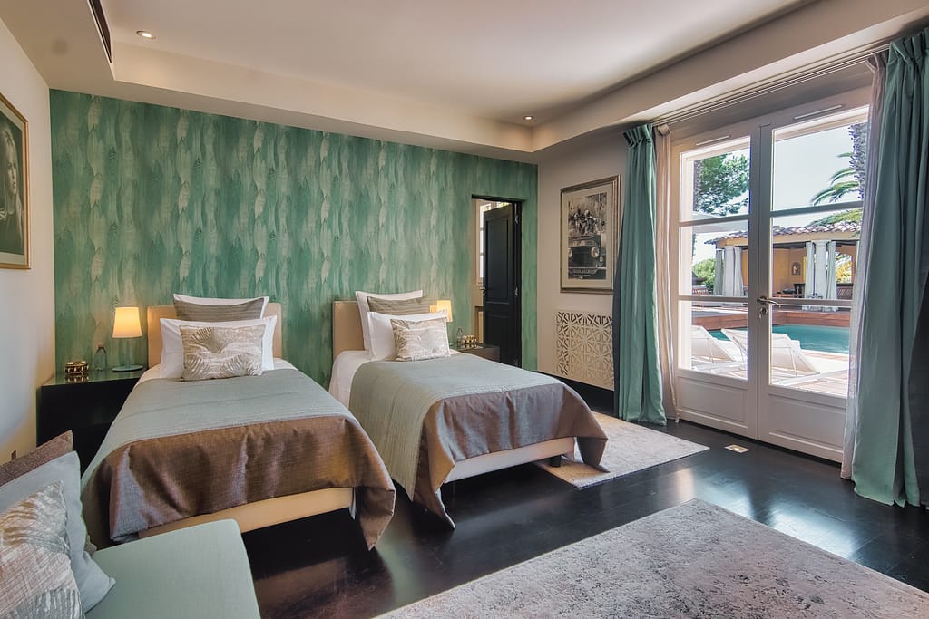 New Villa with Sunset Views in Saint Tropez Brigit Bardot Bedroom